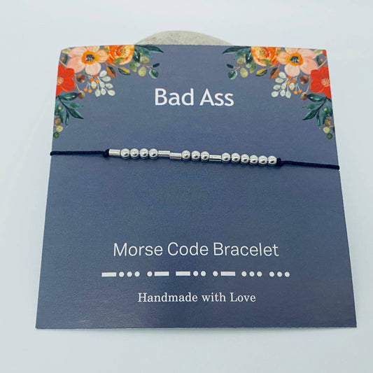 Fuck Off Morse Code Bracelets: Bad ass