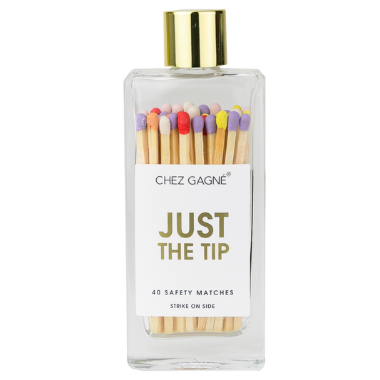 Just the Tip Matches - Glass Bottle Matchsticks - Rainbow