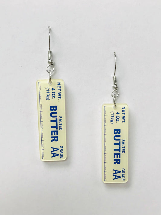 Stick of Salted Butter baking Earrings - Baker Chef Earrings