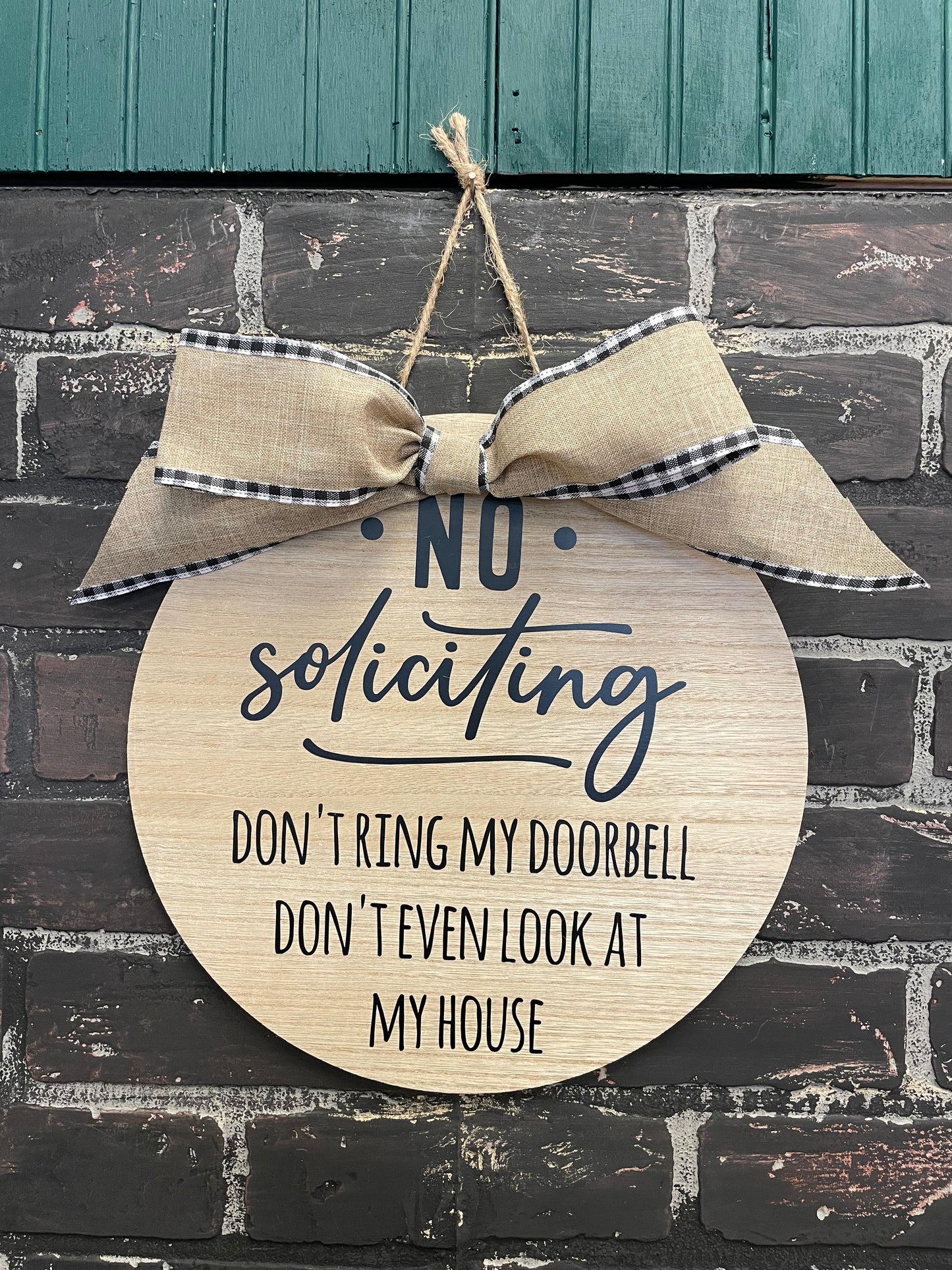 No Soliciting