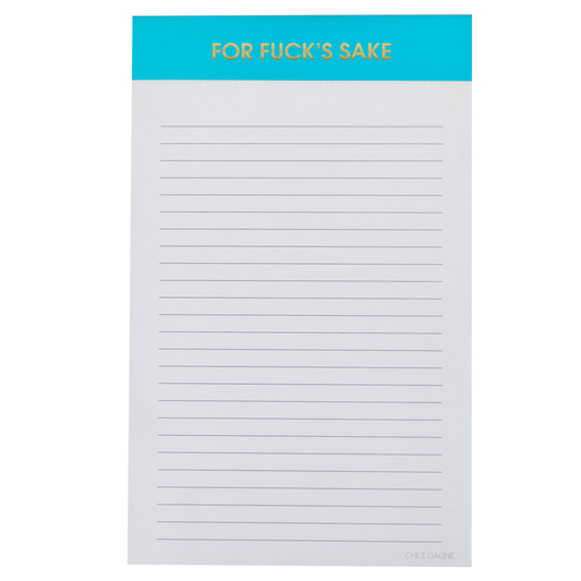 For Fuck's Sake Notepad - Blue