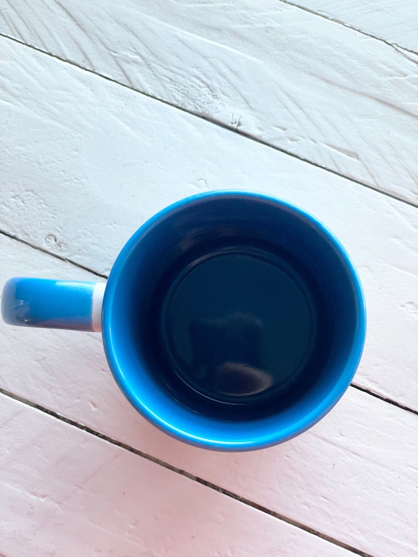 Doing my fucking best, Double sided Blue inner & Handle 15oz dishwasher safe Coffee Mug