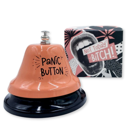 Panic Button Bell | Funny sarcastic gift for women