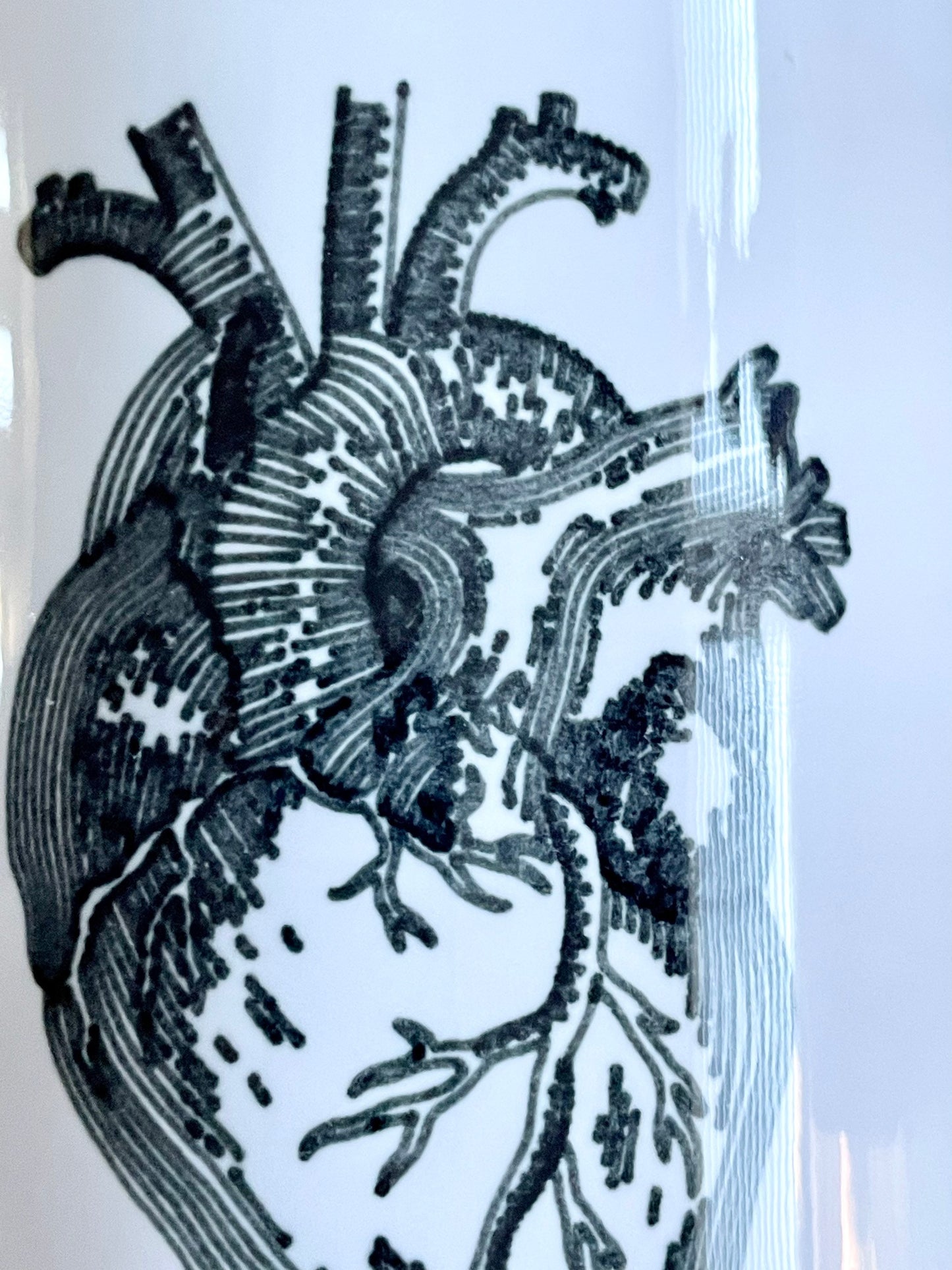 Emotional as Hell Anatomical Heart,  Double Sided 15oz Coffee Mug, Dishwasher safe