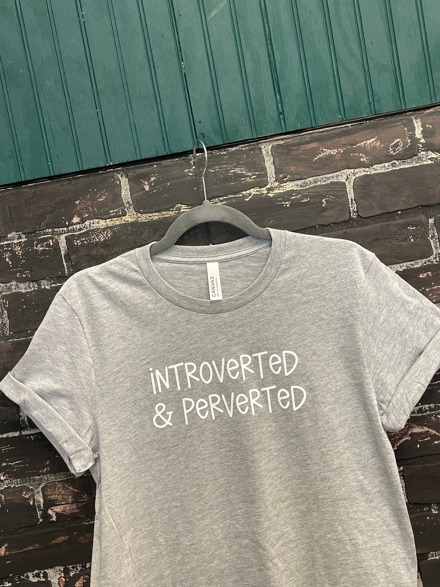 Introverted & Perverted, Gray T-shirt