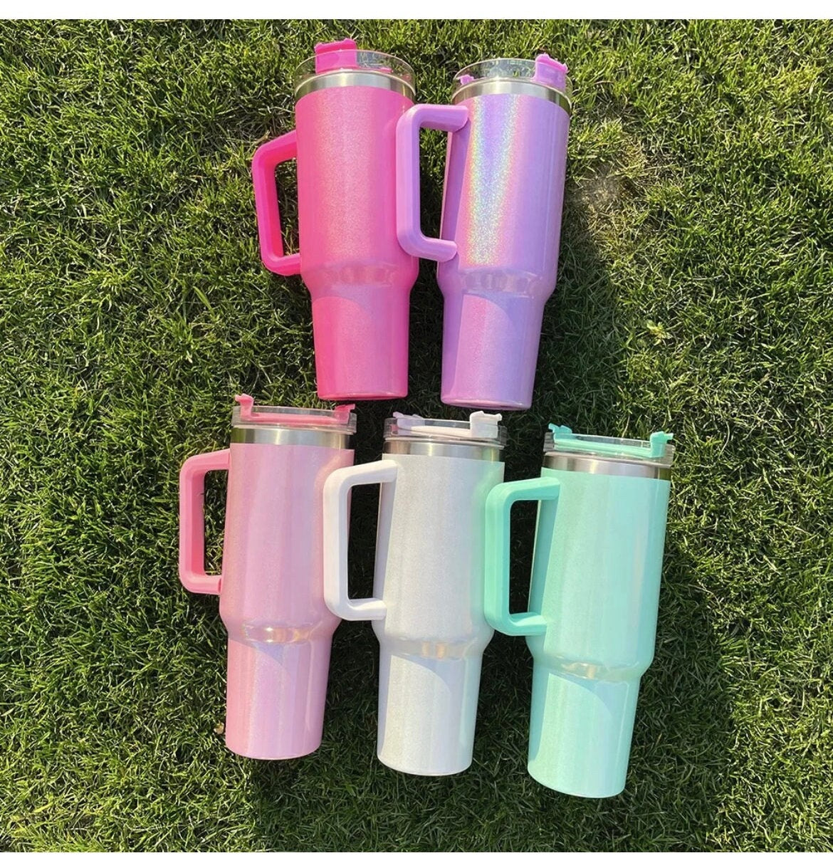 Don’t be a Cunt, 40oz Shimmer Tumbler w/handle and straw