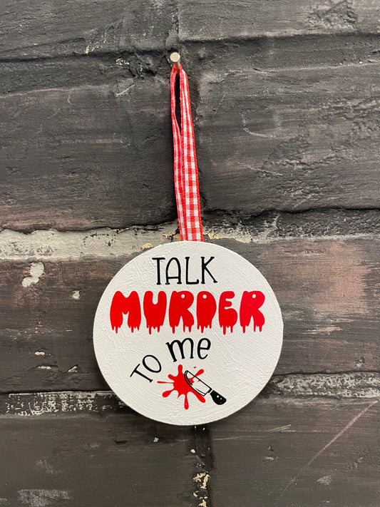 Talk Murder to me, Christmas Ornaments